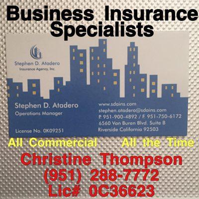 We specialize in All types of Business Insurance Policies