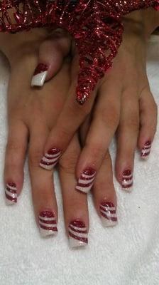 Christmas nails.