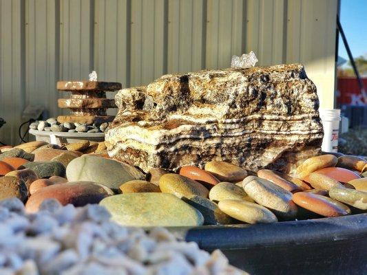 Natural Stone Water Feature/Bubbler