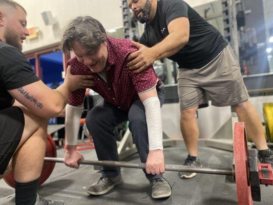 Special Olympics Athletes Train at The Complex Fitness