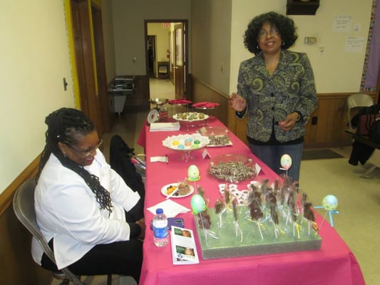 Vending at MPF's International Women's Day event in NC.