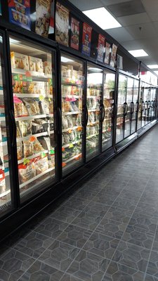 Freezers and Coolers inside Nu Delhi Bazaar.