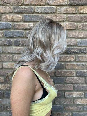 Full highlights, Olaplex treatment, style