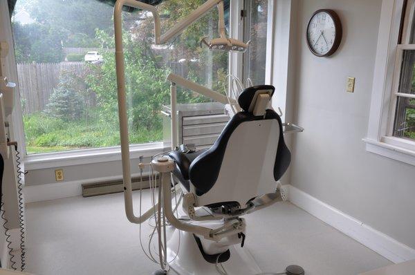 All our treatment rooms look out on the landscape.