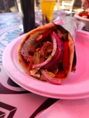 Beautifully seasoned & fresh original  gyro