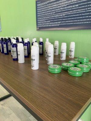 CBD topical lotions, muscle rubs, & cooling Gel Roll-Ons