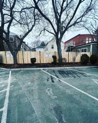 Stockade fence marblehead