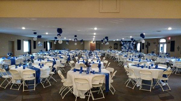 Dining area of facility.