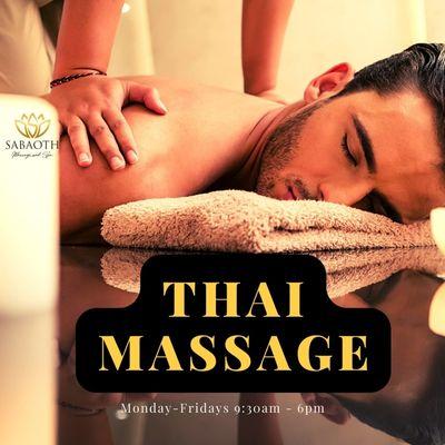 Try our Thai massage Combo Special.