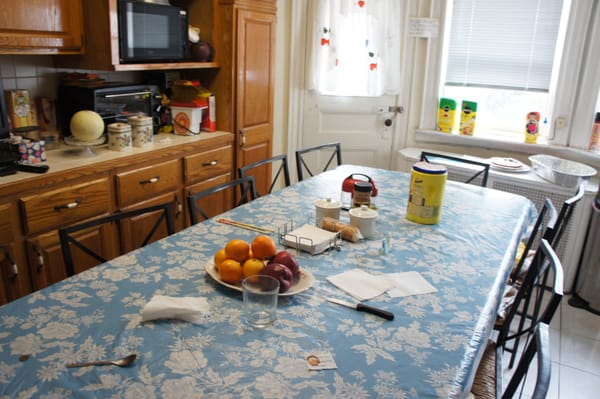 Kitchen of a host family