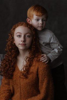 Stunning studio portraits for your children.  What better way to preserve these tender ages than with a professional photo.