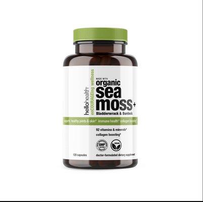 Organic Sea Moss + Bladderwack + Burdock Vegan Capsules