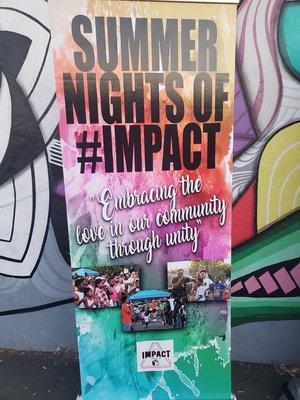 Summer Nights of Impact Friday/Saturday youth and community events