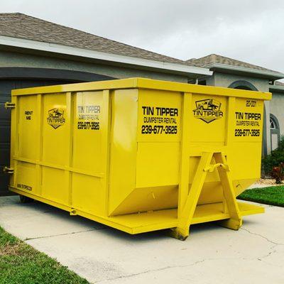 Cape Coral Dumpster Rental by Tin Tipper!