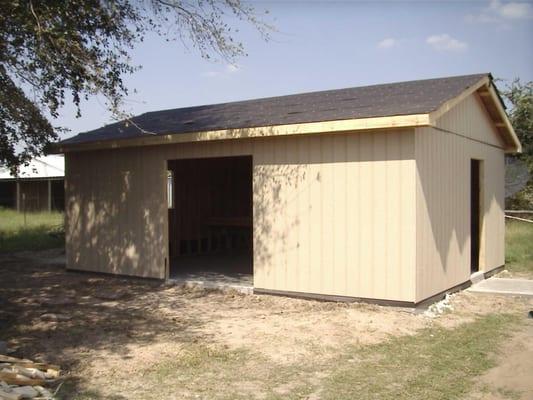 Exterior of outbuilding