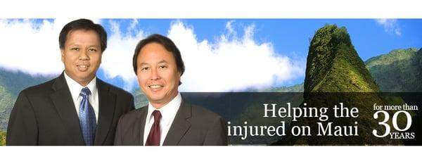 Tateishi & Pascual have been helping injured clients on Maui for more than 30 years.