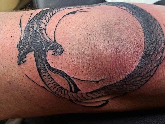 Ouroboros tattoo