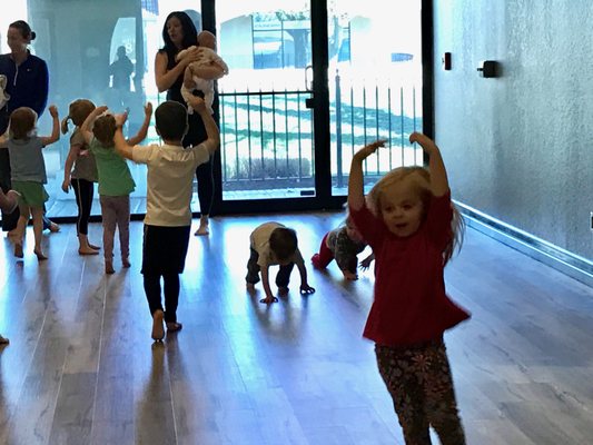 Kids love yoga too!