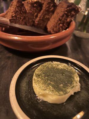 Irish bread with roasted seaweed butter