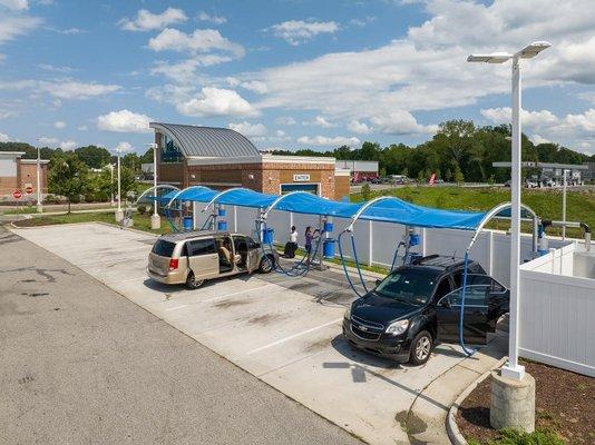 Get a car wash at Splash In located at 12441 Hull Street Rd N, Midlothian, VA! Don't forget to grab some food inside at our cafe