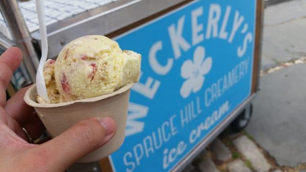 $4 Strawberry Thyme. Love ice cream on a hot day!