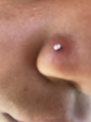 Nose pearcing