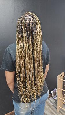 Knotless braids