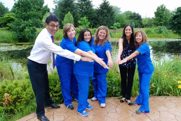 Team work! Our staff and patients are our extended family :)