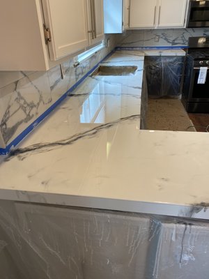 Epoxy countertops with resin