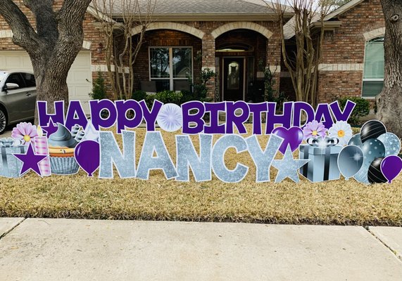 Birthday Yard Sign Rental