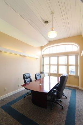 Our conference rooms are a great place to give your next meeting a professional feel.