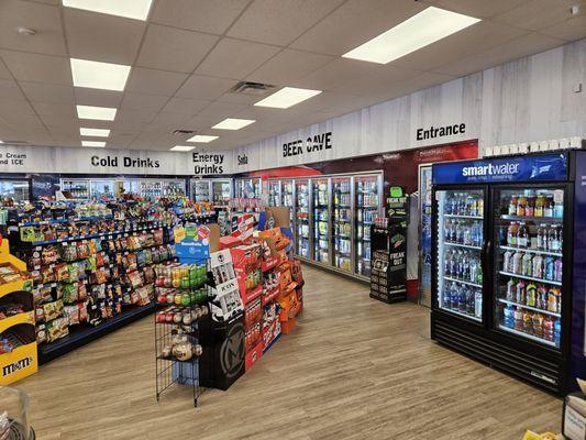 Beer cave, Energy and Cold drinks