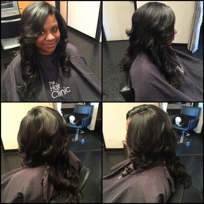 Natural part sew-in $175