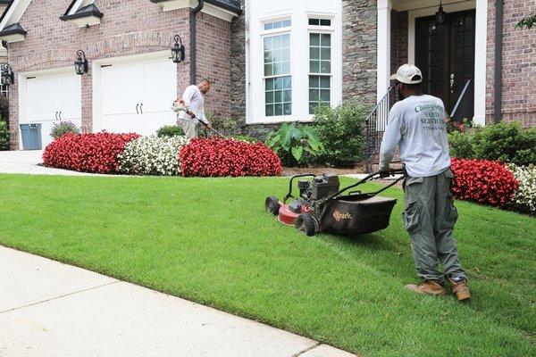 Full Service Lawn Maintenance.