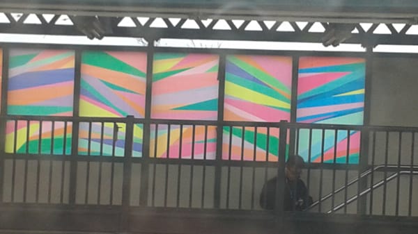 Love the artwork along the D train