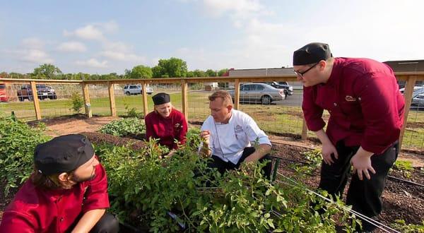 Our Austin Ag. Center - right outside of our Kitchen Classrooms!