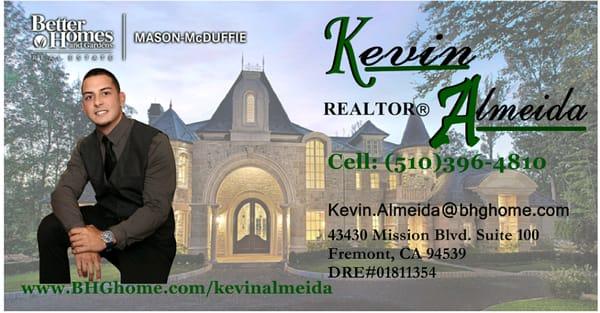 Kevin Almeida- REALTOR. Here for your Real Estate needs! Call me today!