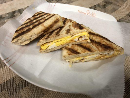 Eggs & Cheese panini