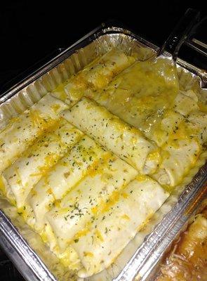 Creamy Chicken Enchiladas