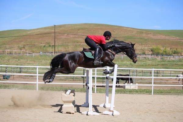 Amazing jump lesson with Joe