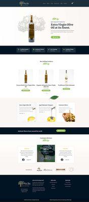 The Olive Bar Website Designed by Solutionarian