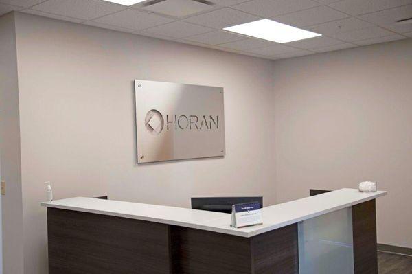 Reception area at health insurance agency HORAN Dayton OH