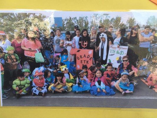 Halloween Parade picture for Grade TK Room 10