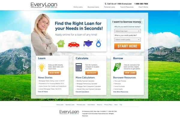 800-383-7956 Find the Right Loan Every Time! EveryLoan.com