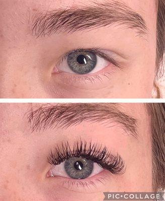 Full set of classic lashes