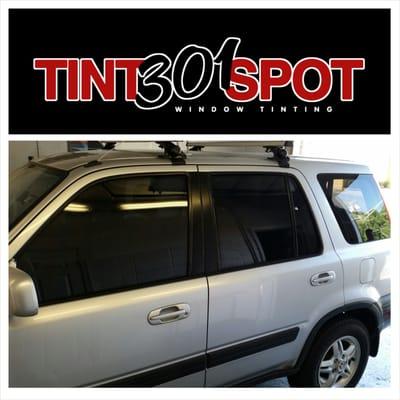 20% Charcoal Film on Toyota Rav 4 #tintspot301 #Bowie #Windowtinting