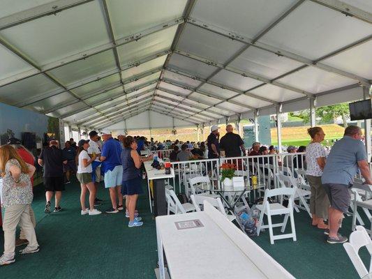 17th green skybox was rocking today