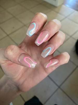 Acrylic nail set