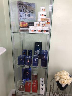 display of our products