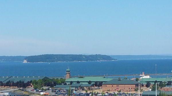 Skywater Healing Arts Studio overlooking the beautiful Port of Everett